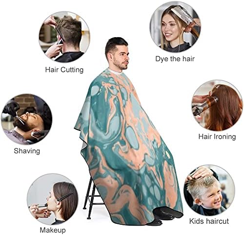 Vantaso turquoise mramorni brijač za muškarce za muškarce Žene djece profesionalno, velika frizura pregača
