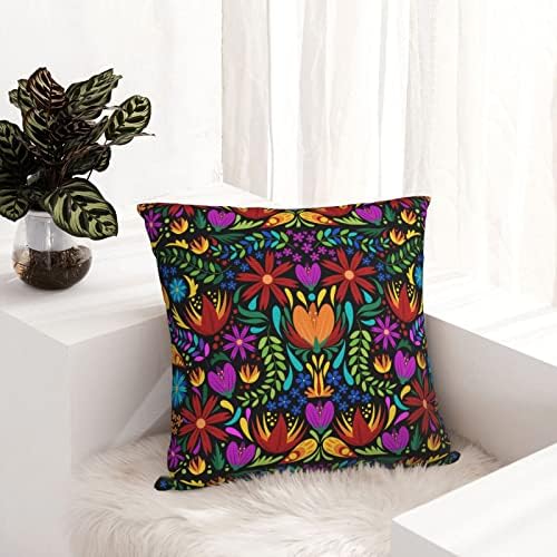 Meksički jastuk za bacanje Šareni jastuk pokriva CINCO de Mayo ukrasi 18x18 inčni kauš za jastuk