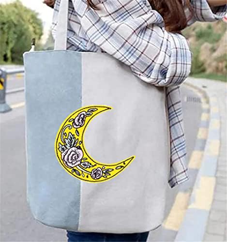 Mjesec Patch Rose izvezana Luna Applique Sew / Iron na amblemu za jakne Jeans Hlače ruksake Dekoracija