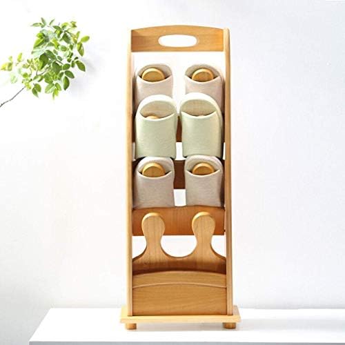 Dinzz pulo drvenastog stalak, višeslojni kupaonica dnevni boravak ormar za cipele minimalistički kreativni