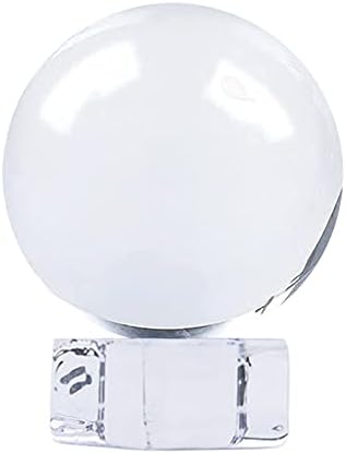 Fengshuisale Citrine Bearing Crystal Ball W Stalak za škaru, divinaciju, meditaciju, kvarcno ukrasna magična sfera