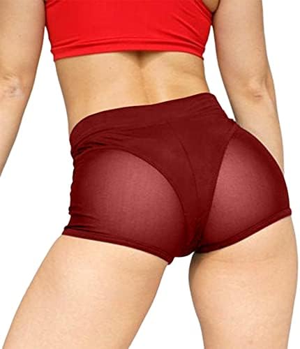 Ženski visokokvalitetni plijen za plijen u teretani gym workout mrežice vruće hlače podižu sportske