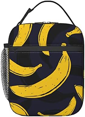 BQIUULO Pop Art Banana torba za ručak za muškarce žene tote izolovane hladnjače za višekratnu