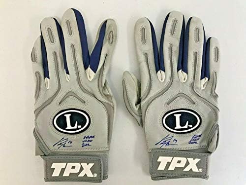 CURTIS GRANDERSON potpisao 2012 Game Used Grey Batting Gloves - MLB Game Used Gloves