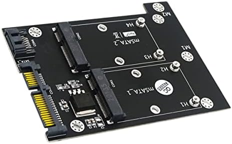Kombiuda Računarski adapter Converter Reader Computer SSD MSATA Drive za zamjenu Tvrdi dvostruki dvostruki