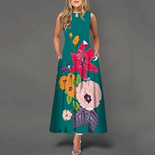 FQZWONG Ljetne haljine za žene 2023 Elegantni trendi partni klub Long Sun Haljine Maxi Sexy Holiday Beach
