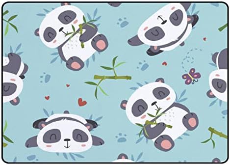 XOLLAR 80 x 58 U velikim dečijim tepisima Cartoon Panda sa bambusom meka rasadnik Baby Playmat