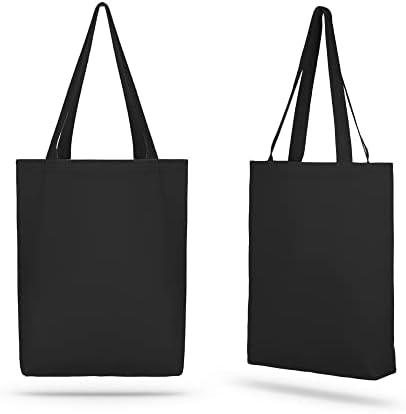 BAGAND Platnena torba sa ručkom za žene 2-6-10 pakovanje pamuk, višekratne torbe za kupovinu namirnica