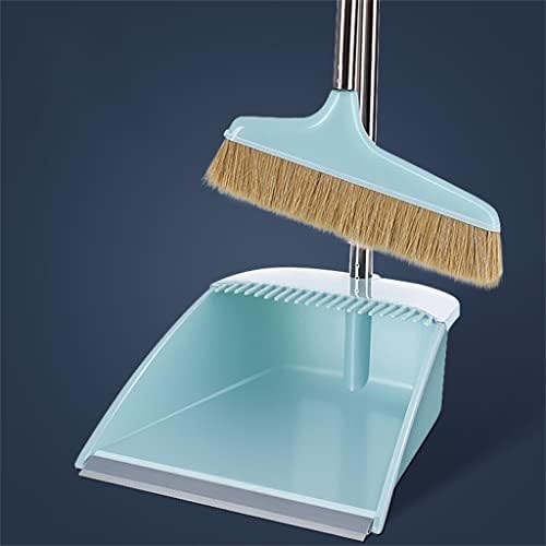 Dinzz Broom Ne-Stick kosa za prašinu za prašinu za čišćenje Mala metla kombinira prozirna lopata