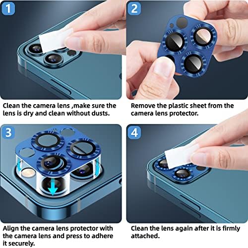 Korecase [2 komada] iPhone 12 Pro Max zaštita sočiva kamere, Anti Scrach kaljeno staklo Kamera sočiva zaštitni