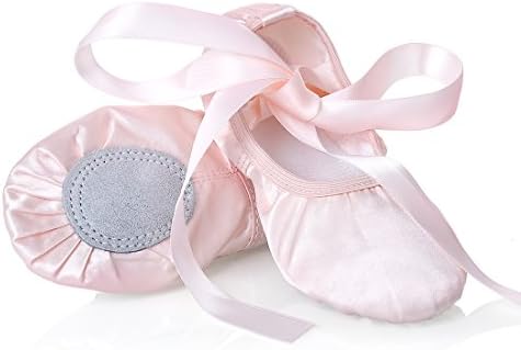 Ćicke Girkove ružičaste baletske plesne cipele Split Sole sa satenskim baletnim papučama STANS