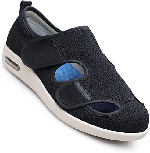 ZBJH Extra široke dijabetičke cipele za žene sa natečenim stopalima, široko postavljanje velikim velikom