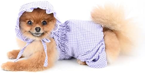 Smalllee_lucky_store kućni ljubimci Djevojke Puppy Plaid Pamuk Pajamas PJS za male Srednje pse Mačke sa