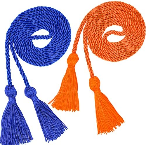 Suloli 2 Pack maturant kabel za čast sa rese - narandžastom i plavom