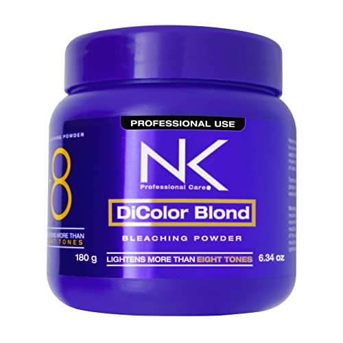 NK DiColor plavi puder za izbjeljivanje posvjetljivač za kosu. Posvjetljuje +8 tonova bez oštećenja pramena