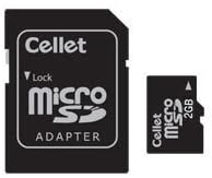 Cellet MicroSD 2GB memorijska kartica za Samsung E250 telefon sa SD adapterom.