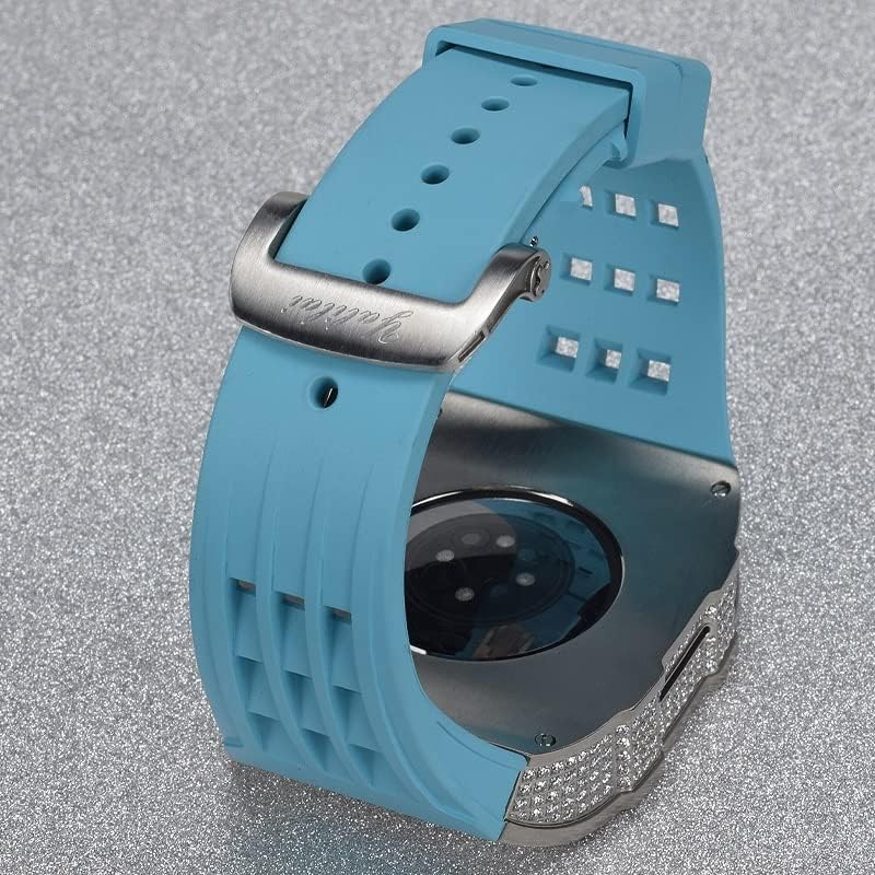 Texum gumeni trak titanijumske maske za Apple Walt 7/6/5/4 / SE Apple Mod Watch Dodatni pribor za zamjenu