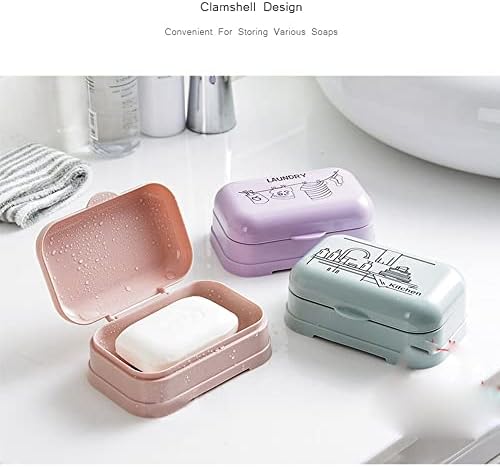 ZCMEB Creative Courplay Vodootporni sapun sa poklopcem Prijenosni putni sapun za zaštitu sapuna za sapun