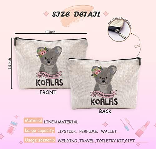 Negiga samo djevojka koja voli koalas šminke torbe za kozmetičke torbe za žene djevojke, seoske