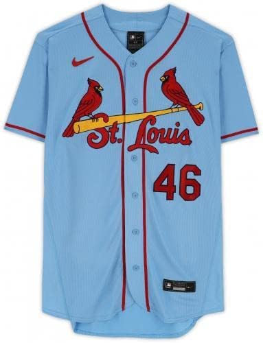 Uramljeni Paul Goldschmidt St. Louis Cardinals Light Blue Nike Autentični dres sa natpisom 22 NL MVP - autogramirani