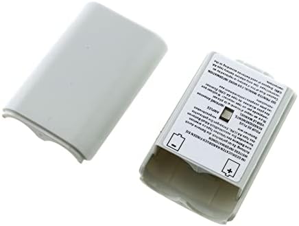 E-izvanredan 2kom poklopac baterije baterija zamjena kućišta za Xbox360 bežični kontroler, Bijela