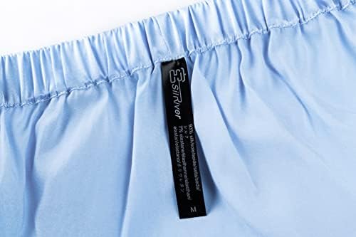 SilRiver Muška svilena satenska torbica za Bikini Tanga gaćice svilene gaćice za donji veš S-XL