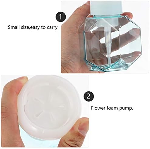 Hemoton Mliječni frother Pumpnes Pumping Shampoo Dispenser Pump boca prijenosna sapuna za boce