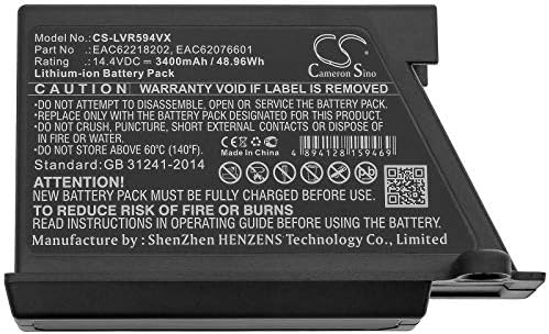Baterija za LG HomBotVR1012BS, VR1012W, VR1013RG, VR1013WS, VR1015V, VR1027R, VR1028WD, VR1125RS, VR1126TS,