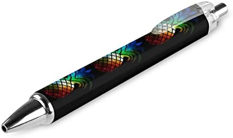 Galaxy ananas Ballpoint olovka uvlačive crne okrugle bačve sitne točke za notebook pisanje ured 0,5 mm 1/2/4