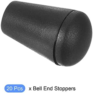 Metallixity Bell End Stoppers 20pcs, plastični kabel uže čipka za zaključavanje kanop za zaključavanje