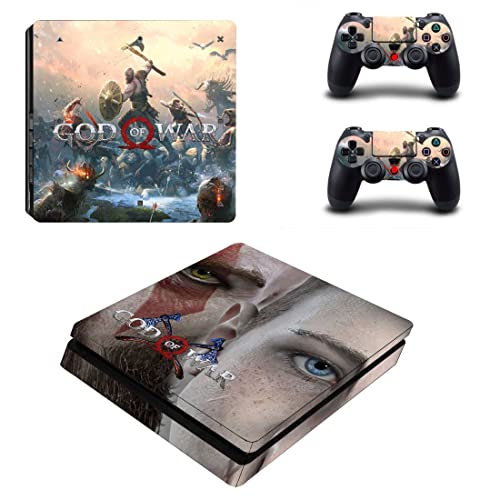 Game God Best Of The War PS4 ili PS5 skin naljepnica za PlayStation 4 ili 5 konzolu i 2 kontrolera