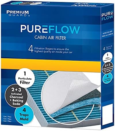 PureFlow kabinski filter za vazduh PC4684X | Odgovara 2012-17 Hyundai Accent, 2005-15 Tucson, 2012-17 Veloster,