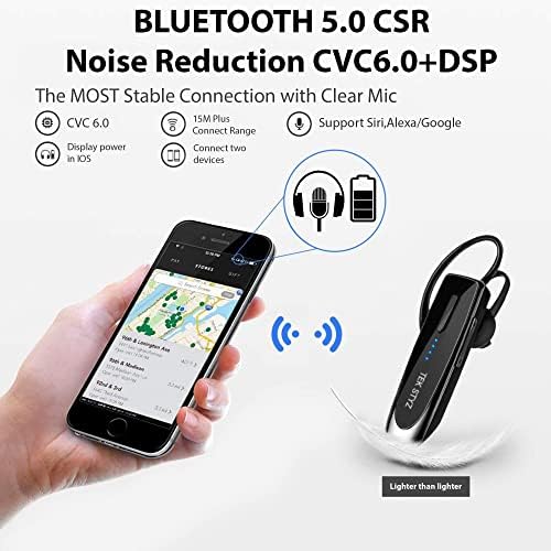 Tek styz slušalice kompatibilne sa Nokia G50 u Ear Bluetooth 5.0 bežični slušalici, IPX3 vodootporni,