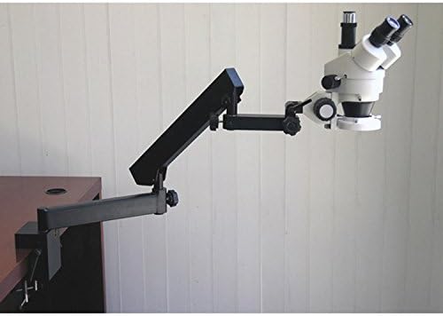 AmScope SM-6TY profesionalni Trinokularni Stereo Zoom mikroskop, okular WH10x, uvećanje 7X-90X, zum objektiv