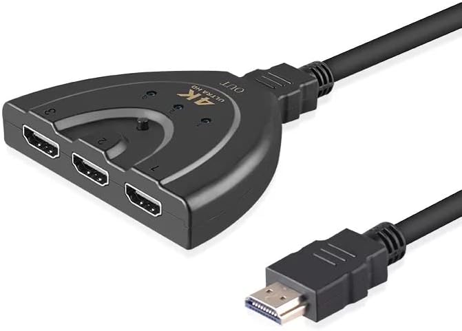 HDMI razdjelnik – napredni HDMI razdjelnik 3 u 1-HDMI Adapter sa HDMI kablom – HDMI Prekidač
