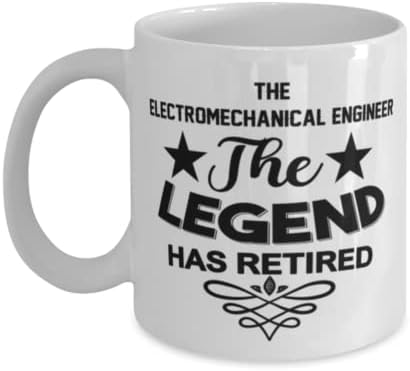 Elektromehanička Inženjerska šolja, legenda se povukla, novitet jedinstvene ideje za poklone za elektromehaničkog