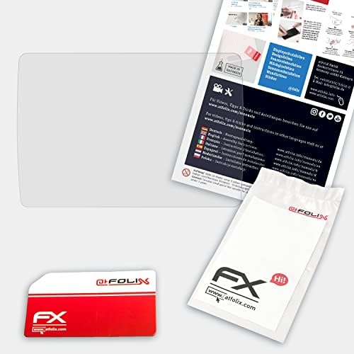 Atfolix plastični stakleni zaštitni film kompatibilan sa Sony Alpha A290 DSLR-A290 staklenim zaštitu, 9h hibridni