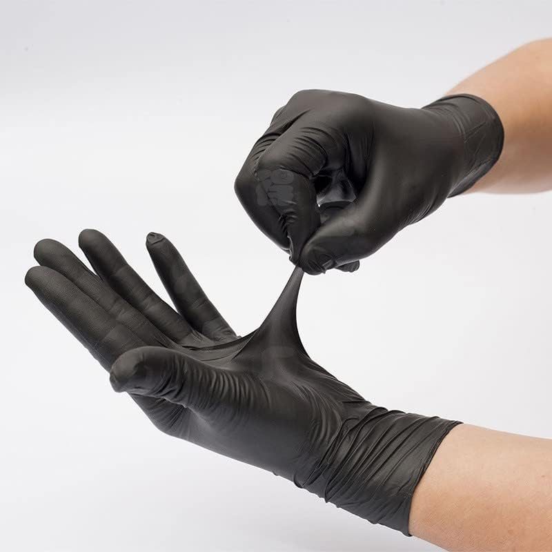 SSG jednokratna zaštita za ruke, proizvedena u Vijetnamu, dobra za osjetljivu kožu, crna, srednja