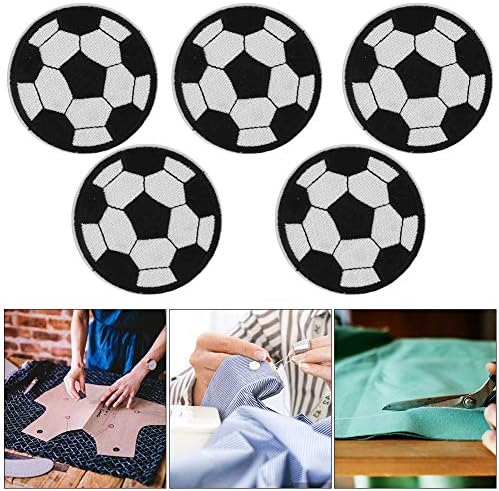 Vezeni zakrpe, 10pcs Soccer Ball Dekorativni zakrpa ruksak odjeća dodatna oprema za patch naljepnica