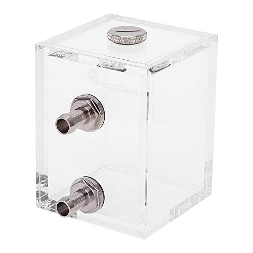 Prozirni akrilni rezervoar za hlađenje vode od 200 ml, akrilni računarski rezervoar za hlađenje vode,