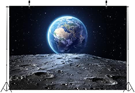 BELECO 10x8ft tkanina Vanjska svemirska pozadina Univerzum pozadina površina Zemljinog mjeseca