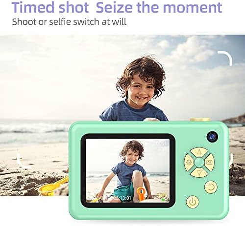 Dječija digitalna kamera, fhd 1080p digitalna kamera za djecu sa 32GB SD karticom 8X zum kompaktna digitalna