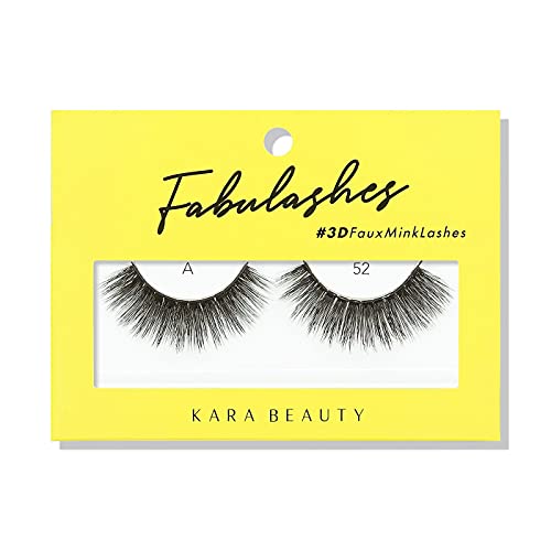 Kara Beauty Fabulashes 3D Faux Mink lažne trepavice - Stil A52