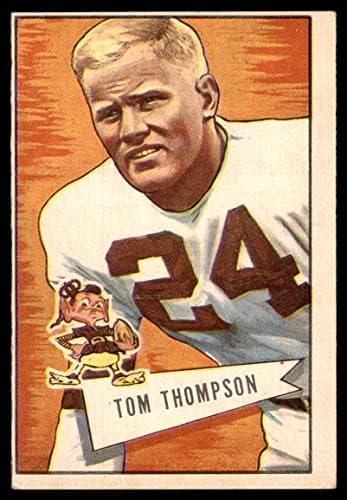 1952 Bowman 26 Tom Thompson Cleveland Browns-FB VG Browns-FB William & Mary