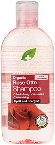 Dr Organic, Rose Otto šampon, prirodni, vegan, okrutnost besplatno, paraben & sls Besplatno, restauriranje,