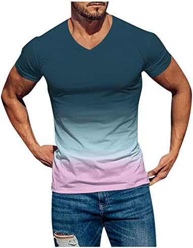 Muške 2023 Crewneck kratke majice kratkih rukava Summer Hipster Grafičke majice COLL COLORPOLY BLUSE