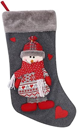 Božićne čarape Božićne ukrase Santa pokloni Candy čarape Poklon torbe scena viseći ukrasi ukras Ornament 8