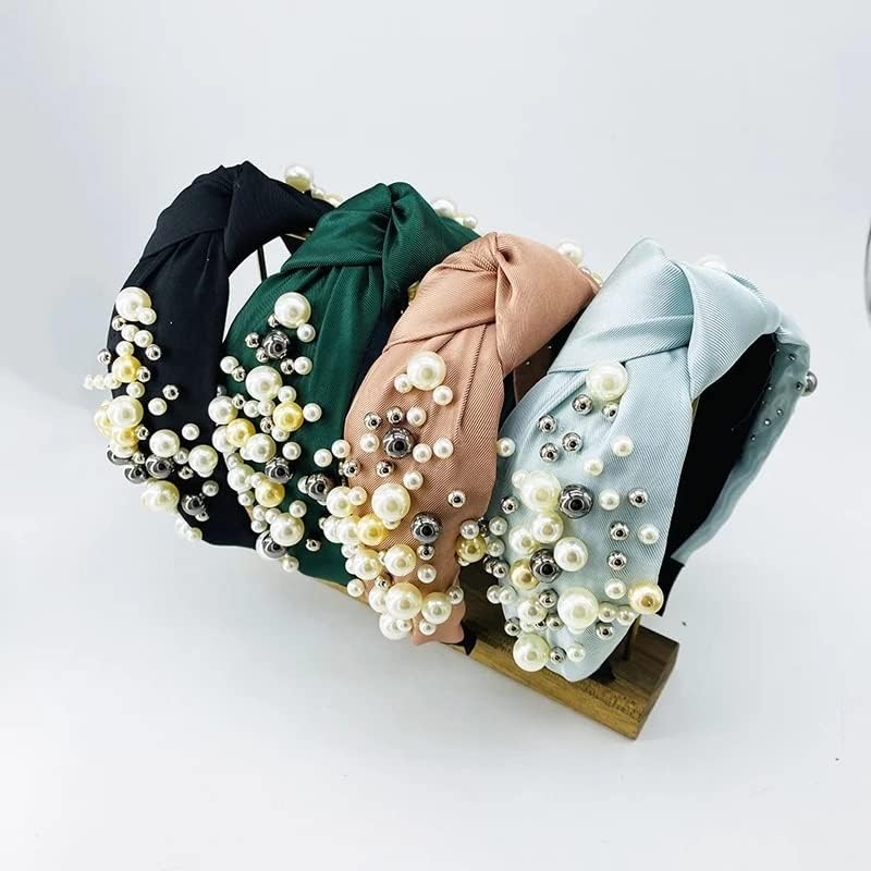 Hair-igle Fashion Pearl traka za glavu za žene pletene trake za kosu u korejskom stilu višebojni Dodaci za kosu