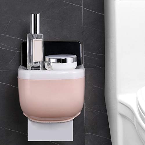 KLHHG zidni toaletni toaletni držač papira za papir s policom vodootporni toaletni papir Roll papirnati cev za punjenje kupatila Organizer kutije za skladištenje