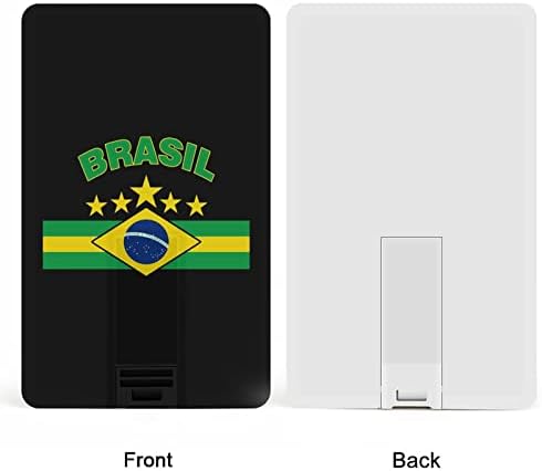 Brazil zastava USB flash pogon dizajn kreditnih kartica USB Flash Drive Personalizirani memorijski stick tipka